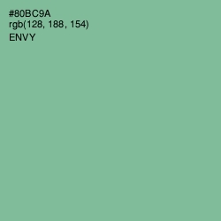 #80BC9A - Envy Color Image