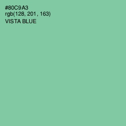 #80C9A3 - Vista Blue Color Image