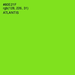 #80E21F - Atlantis Color Image