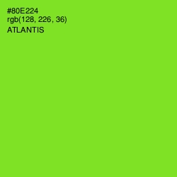 #80E224 - Atlantis Color Image