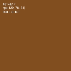 #814E1F - Bull Shot Color Image
