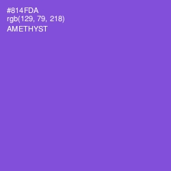 #814FDA - Amethyst Color Image
