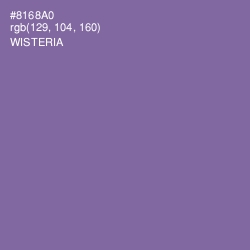 #8168A0 - Wisteria Color Image