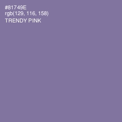 #81749E - Trendy Pink Color Image