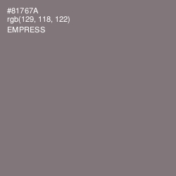 #81767A - Empress Color Image