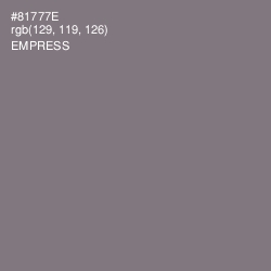#81777E - Empress Color Image