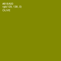 #818A00 - Olive Color Image