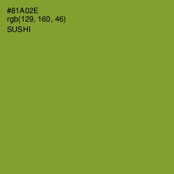 #81A02E - Sushi Color Image