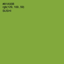 #81A93B - Sushi Color Image