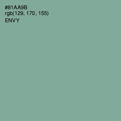 #81AA9B - Envy Color Image