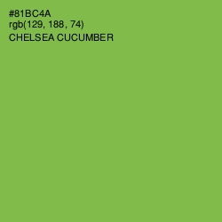 #81BC4A - Chelsea Cucumber Color Image