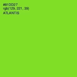 #81DD27 - Atlantis Color Image