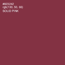 #823242 - Solid Pink Color Image