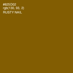 #825D02 - Rusty Nail Color Image