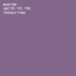 #82678B - Trendy Pink Color Image