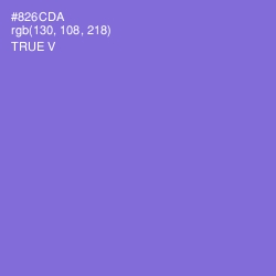 #826CDA - True V Color Image