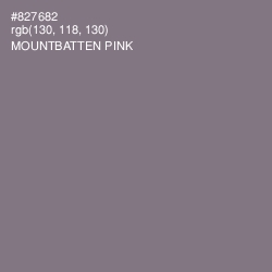 #827682 - Mountbatten Pink Color Image