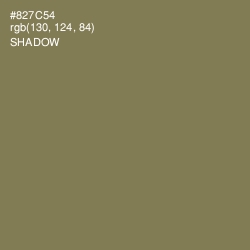 #827C54 - Shadow Color Image