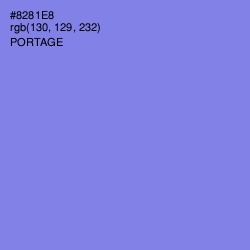 #8281E8 - Portage Color Image