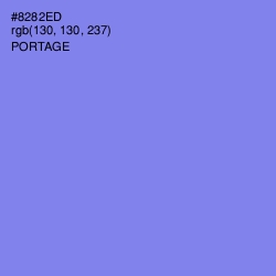 #8282ED - Portage Color Image