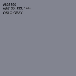 #828590 - Oslo Gray Color Image