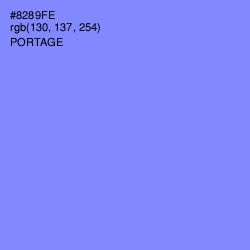 #8289FE - Portage Color Image