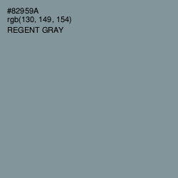 #82959A - Regent Gray Color Image