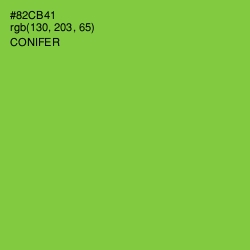 #82CB41 - Conifer Color Image
