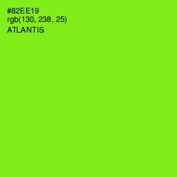 #82EE19 - Atlantis Color Image