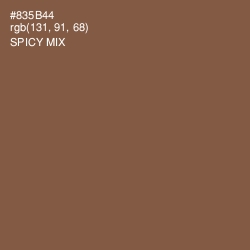 #835B44 - Spicy Mix Color Image