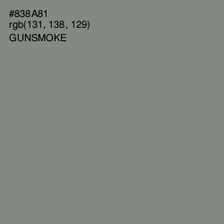 #838A81 - Gunsmoke Color Image