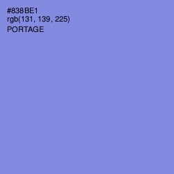 #838BE1 - Portage Color Image