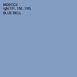 #839CC3 - Blue Bell Color Image