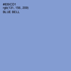 #839CD1 - Blue Bell Color Image