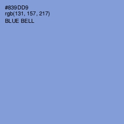 #839DD9 - Blue Bell Color Image
