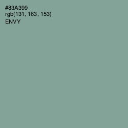#83A399 - Envy Color Image