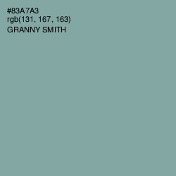 #83A7A3 - Granny Smith Color Image