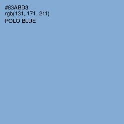 #83ABD3 - Polo Blue Color Image