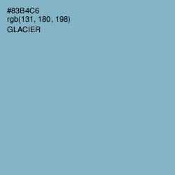 #83B4C6 - Glacier Color Image