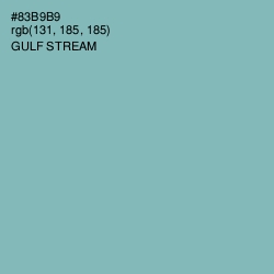 #83B9B9 - Gulf Stream Color Image