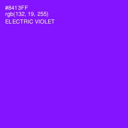 #8413FF - Electric Violet Color Image