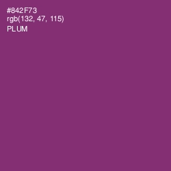 #842F73 - Plum Color Image