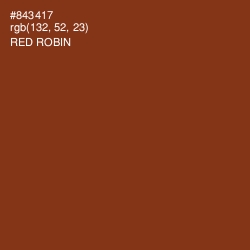 #843417 - Red Robin Color Image
