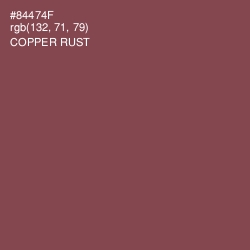 #84474F - Copper Rust Color Image