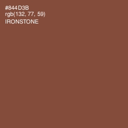 #844D3B - Ironstone Color Image