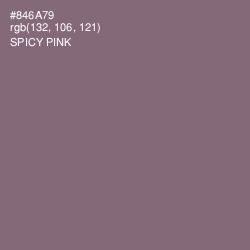#846A79 - Spicy Pink Color Image