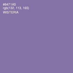 #8471A5 - Wisteria Color Image