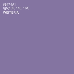 #8474A1 - Wisteria Color Image