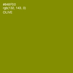 #848F00 - Olive Color Image