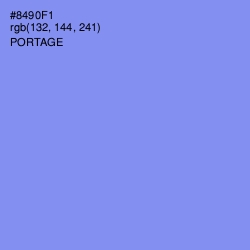 #8490F1 - Portage Color Image